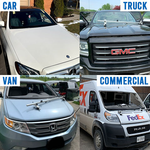 windshield replacement service for cars trucks vans commercial by Ram Auto Glass